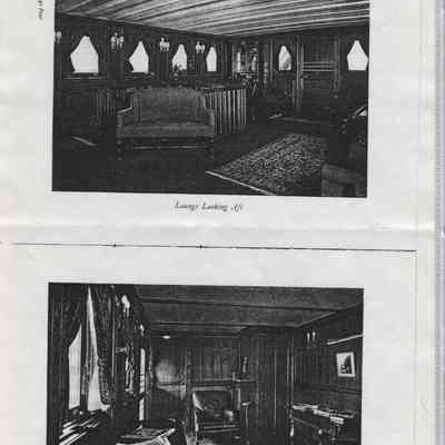 Interior view of the Curtis yacht Lyndonia: Origformat: Other