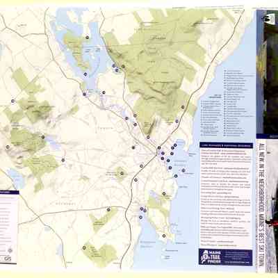 Trail Map Camden Snow Bowl / Camden Outdoors