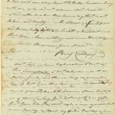 Cushing Letter - June 25, 1805
