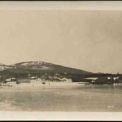 Camden baseball and steamship wharf