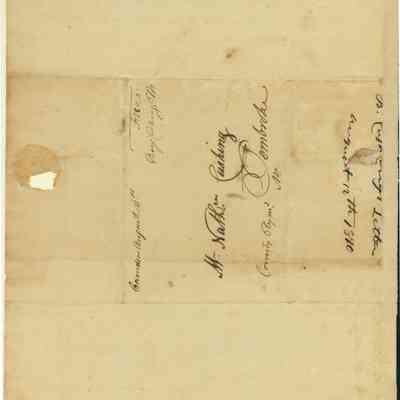 Cushing Letter - Aug 12, 1810