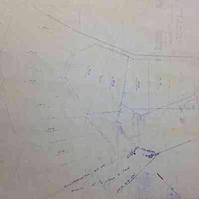 Survey of Property of A.M. Judson, Camden, Maine 1903