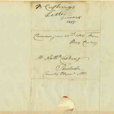 Cushing Letter - June 25, 1805