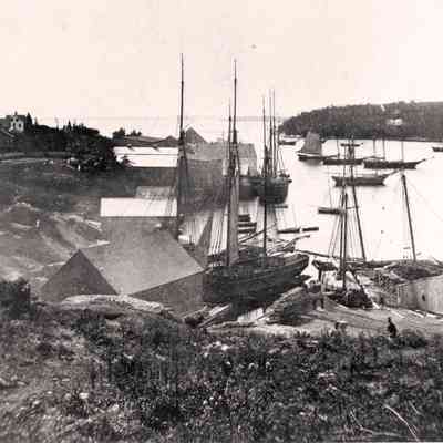 Rockport harbor circa 1900