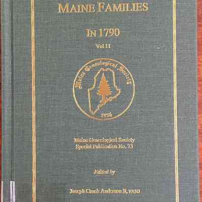 Maine Families in 1790 Volume 11