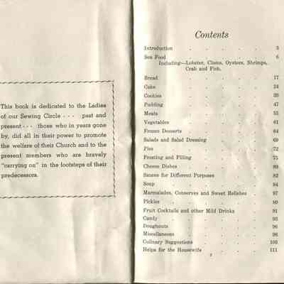 1939 Congregational Ladies' Sewing Circle cookbook: Origformat: Book; Resolution: 96