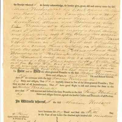Doc 011 - 1819 Abraham Richards to J Richards Jr