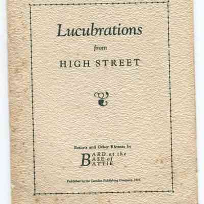 Lucubrations fron High Street