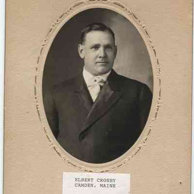 Elbert M. Crosby, husband of Inez Sedgewick of Camden c. 1910