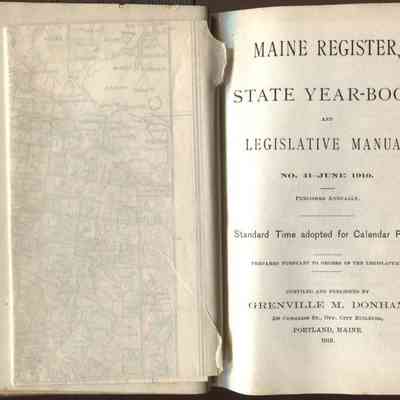 Maine Register State Year-Book and Legislative Manual No. 41 - June 1910