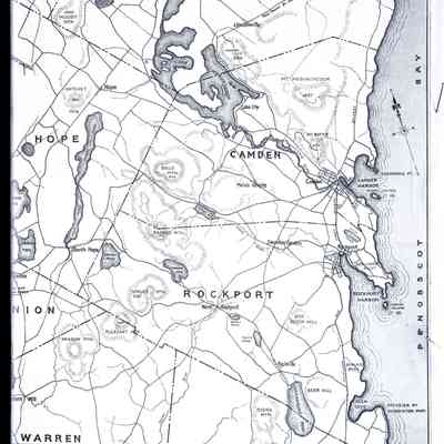 Road Map of Camden and Vicinity