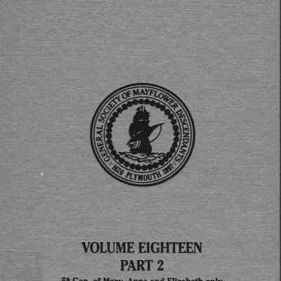 Mayflower Families Through Five Generations: Vol. 18, Pt. 2 (Richard Warren)