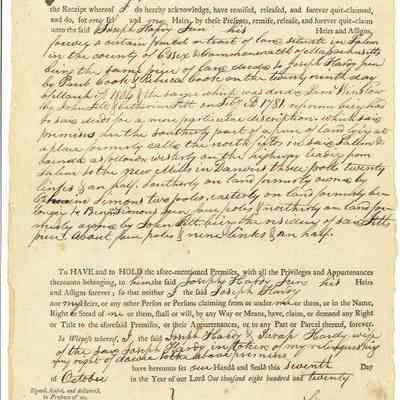 Doc 014 - 1820 Joseph Hardy to J Hardy Jr