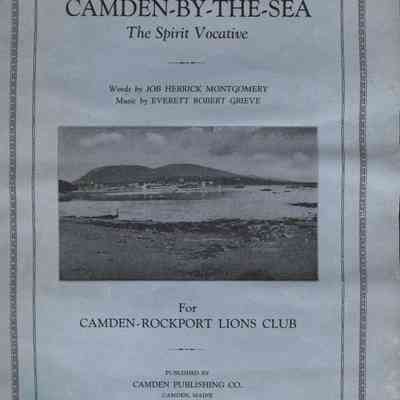Camden By the Sea: The Spirit Vocative sheet music, copy 2: Origformat: Artifact