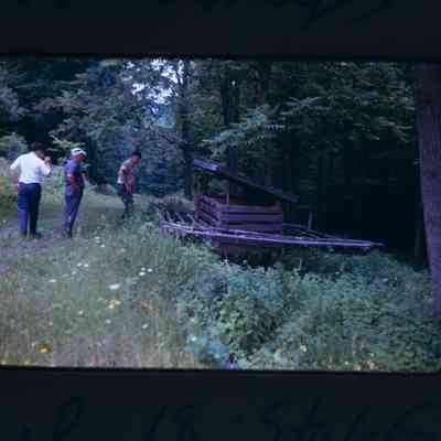 Agents inspect wood turkey trap