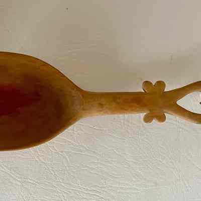 Wooden Hand Carved Spoon
