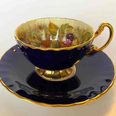 Cup and Saucer - Donated in memory of Esther (Mrs. Morris) Larson