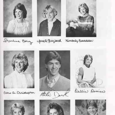 Hillsboro High School 1985 Yearbook: Class of 1985 Senior photographs on page 51