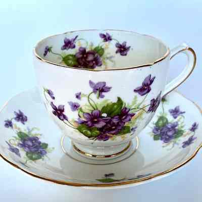 Cup and Saucer - Donated in memory of Delores Bowersox