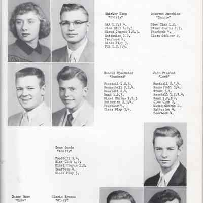 Hatton High School 1953 Yearbook: Class of 1953 Senior photographs, page 9