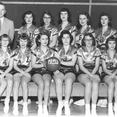 Caledonia High School, 1952-53 Girl's Basketball Team
