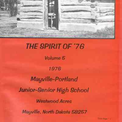 MayPort High School 1976 Yearbook: Title, page 1