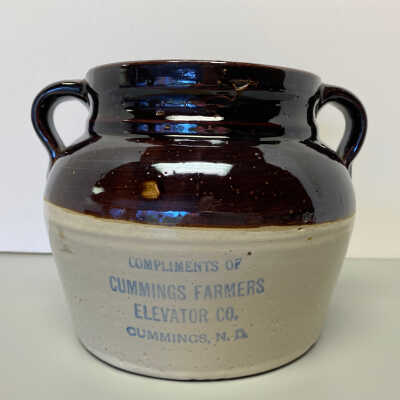 Cummings Farmers Elevator Co. Crock