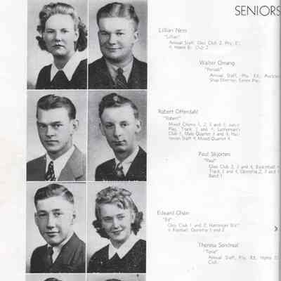 Hatton High School 1943 Yearbook: Class of 1943 Senior photographs, page 9