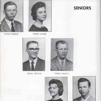 Hatton High School 1959 Yearbook: Class of 1959 Senior photographs, page 3
