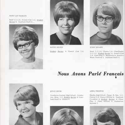 Hillsboro High School 1967 Yearbook: Class of 1967 Senior photographs on page 12
