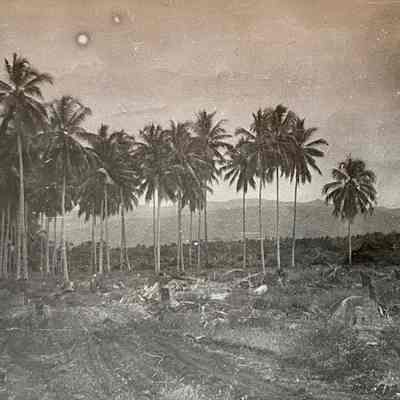 Bombardment wreckage from WWII shelling of Savo Island in the Soloman Islands, SW Pacific
