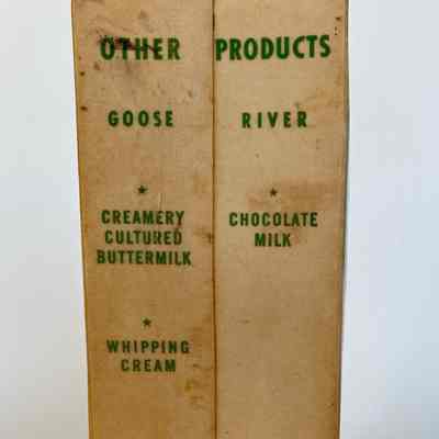 Goose River Creamery Milk Carton