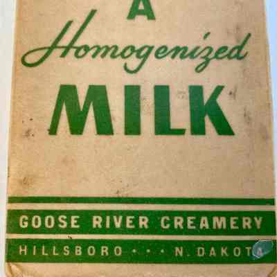 Goose River Creamery Milk Carton