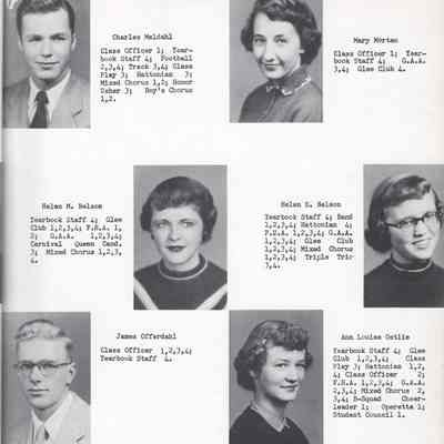 Hatton High School 1954 Yearbook: Class of 1954 Senior photographs, page 3