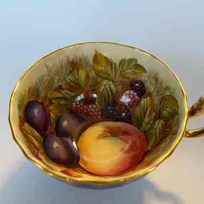 Cup and Saucer - Donated in memory of Esther (Mrs. Morris) Larson