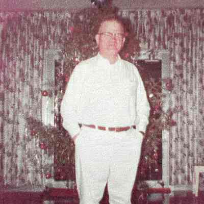 Grafton, North Dakota: Knute J. Hovet, Christmas photo, courtesy of son, Tiny Hovet