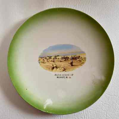 Plate - Farm Scene at Minot, N.D.