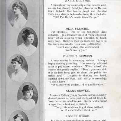 Hatton High School 1916 Yearbook: Class of 1916 Senior photos, page 15