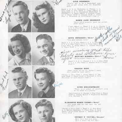 Hillsboro High School 1948 Yearbook: Class of 1948 Senior photographs, page 3