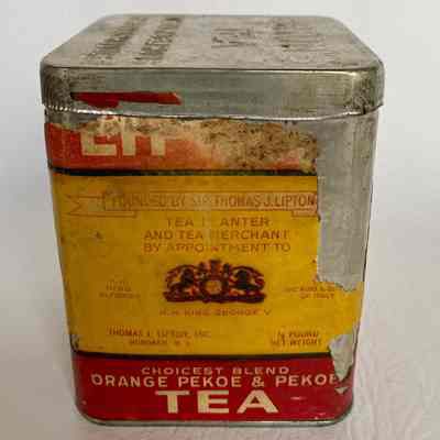 Lipton Tea Tin