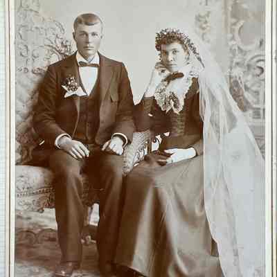 Wedding photo for Louis Rosenau & Katherine Rediske