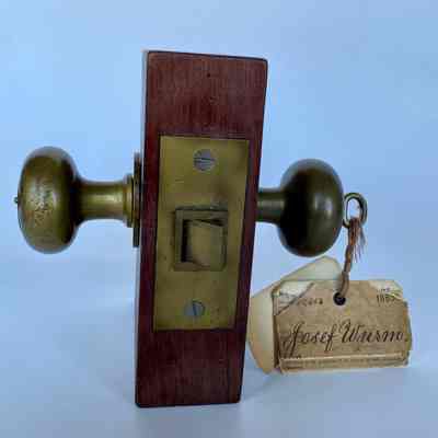 Patent No. 315,456 -Door Lock - 1885