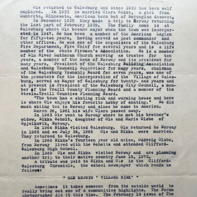 Page two of two