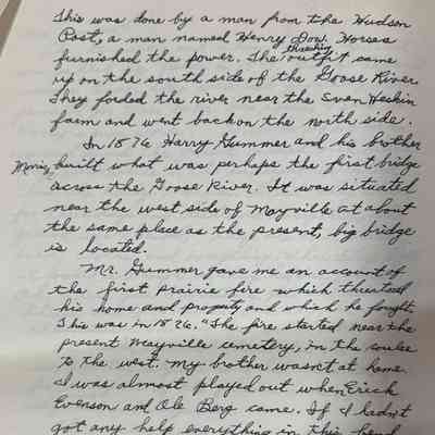 1928 Harry A Gummer interview by Joe Paulson: Page 5