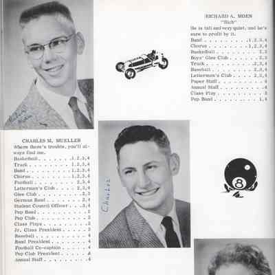 Hillsboro High School 1959 Yearbook: Class of 1959 Senior photographs, page 18