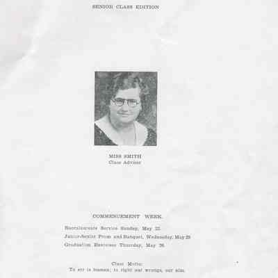 Hillsboro High School: 1932 Yearbook title page
