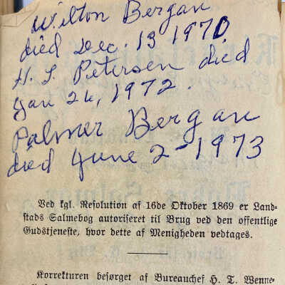 Norwegian Psalm Book