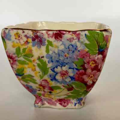 Cup, Saucer, Creamer, and Sugar Bowl