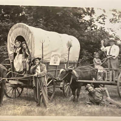 Northwest Bank Parade Float - Covered Wagon