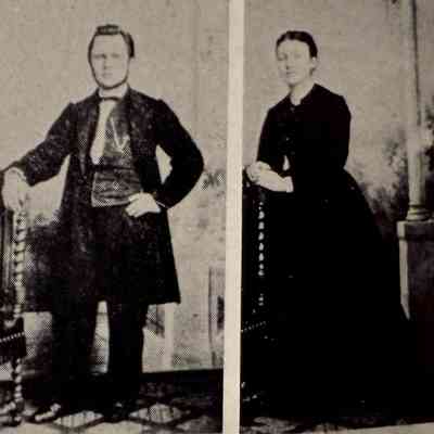 Walbom family: Otto Kristian and Antonette Marie Walbom, 1886 residents of Mayville, Traill County, Dakota Territory